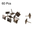 thumbnail image 2 of Clavos de Tapicería Uxcell 0.47'' Cabeza Cuadrada Clavos para Muebles Tono Bronce 60 Paquete, 2 of 4