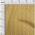 thumbnail image 2 of oneOone Silk Tabby Yellow Fabric Christmas Dress Material Fabric Print Fabric By The Yard 42 Inch Wide, 2 of 4