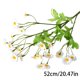 thumbnail image 3 of Artificial Daisies Flowers 52cm Artificial Chamomile Bouquet With Stems And Leaves Faux Wildflowers For Spring Easter Home Decor Table Centerpieces, 3 of 6