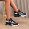 thumbnail image 6 of KANG Fashion Women's Two-Tone Lace-Up Sneakers, Breathable Mesh Running Shoes, Lightweight and Comfortable Casual Walking Trainers for Outdoor Sports Hot Pink 42, 6 of 7