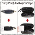 thumbnail image 6 of Clear Travel Makeup Bag Cosmetic Toiletry Organizer TSA Approved Waterproof Pouch for Brushes and Accessories PVC Zippered Case 1-Piece Black, 6 of 7