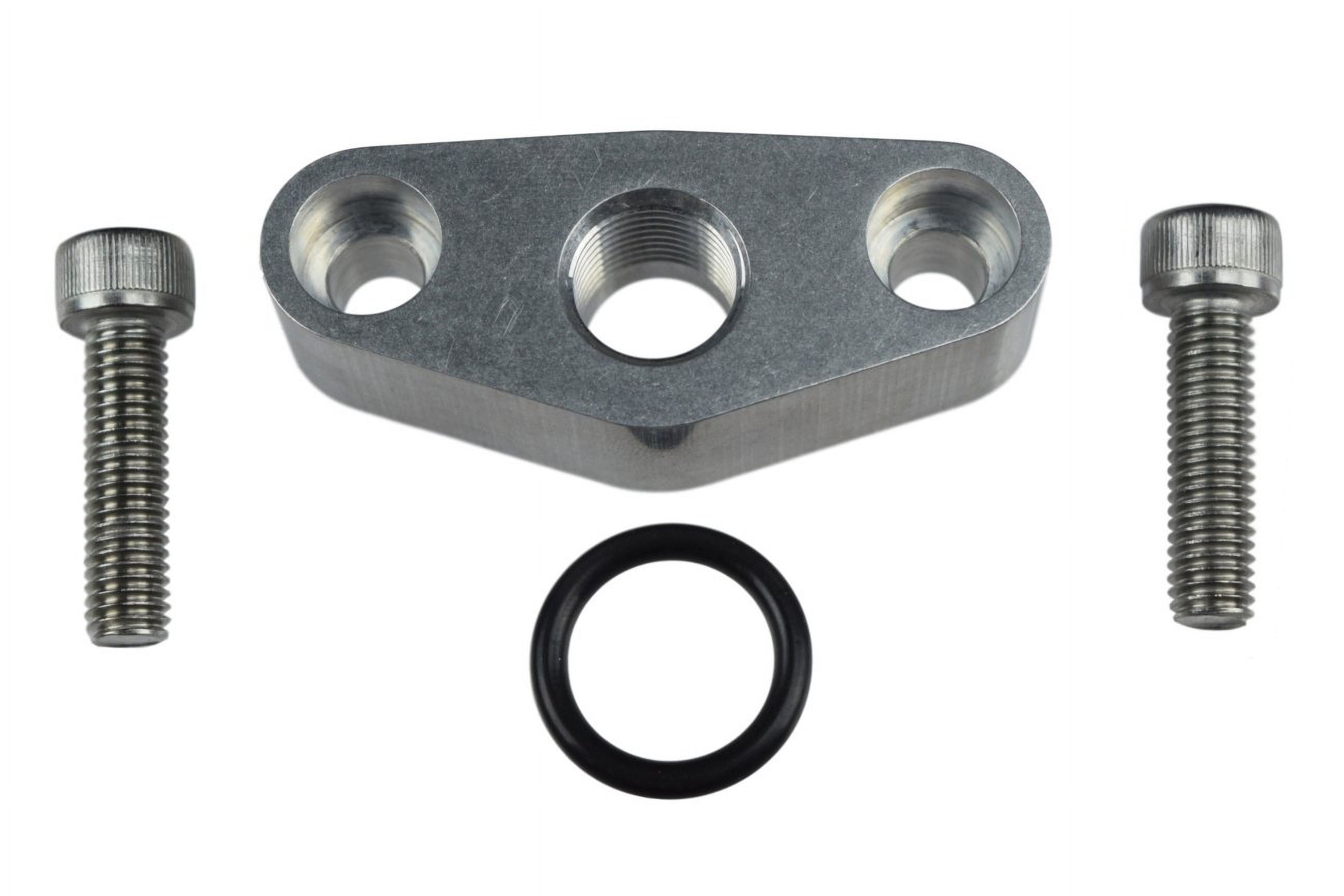 ICT Billet Oil Pressure Sensor Adapter Port - For Gen 4 LS Valley Pan - M16-1.5 Sending Unit 551623