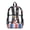 American Flag Eagle Design, variant on Astronaut Guitar Transparent PVC Bag Wear Resistant Large Capacity Backpack with Side Pockets PVC Polyester, Elementary Transparent Backpack