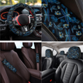 thumbnail image 4 of HUIACONG Car Interior Set, with Key Ring Key Fob Key Holder, 14 Pcs Dragonfly Car Interior Accessory Kit, 4 of 5
