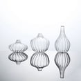 thumbnail image 5 of Balsa Circle 3 Clear 4" Round Glass Vases Home Decor Style, 5 of 8