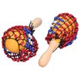 thumbnail image 2 of Sand Hammer Shakers,2Pcs Tambourine Sand Hammer Hand Percussion Musical Instrument Solid Performance, 2 of 9