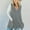 Gray, variant on Womens Sleeveless Sweater Vest V Neck Loose Knit Casual A Line Flattering Tunic Top with Pockets