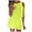 Yellow, variant on Riforla Womens Summer Casual Fashion Round Neck Sleeveless Ruffle Rompers Jumpsuits Women's Jumpsuit Red M
