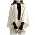 thumbnail image 2 of Women Soft Loose Shawl Lightweight Warm Knitted Shawl Wrap, 2 of 6
