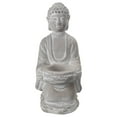 thumbnail image 3 of Urban Trends Collection 8" Cement Kneeling Buddha Figurine in Karana Mudra Hand Position, 3 of 4