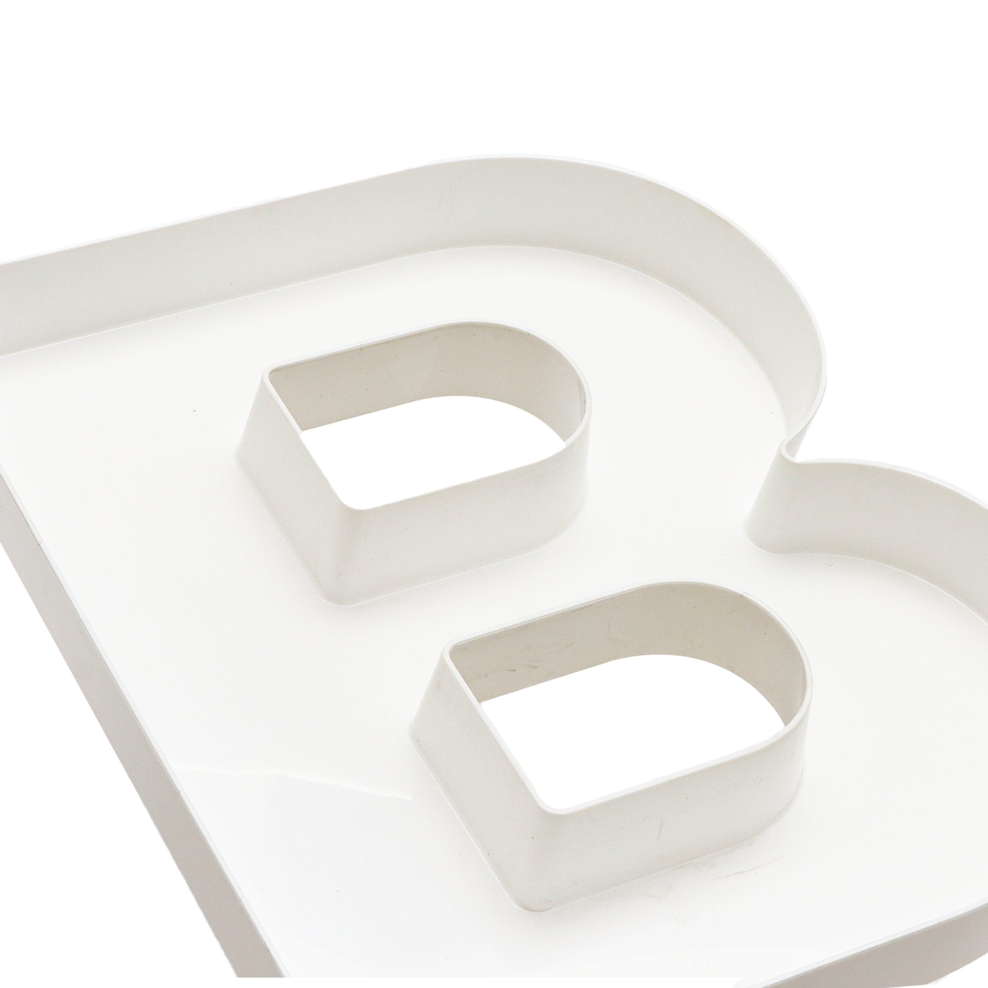 4 Count, 10 IN White Plastic Baby Serving Trays, by Way To Celebrate