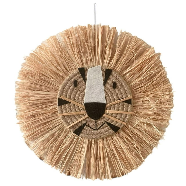 Arte de decoración del colgante de pared de paja con tapiz de D Zulema Tapiz para colgar en la pared
