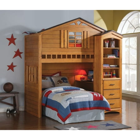 Simple Relax Kids Youth Fun Tree House Twin Loft Bunk Bed Simple Relax Kids Youth Fun Tree House Twin Loft Bunk Bed
