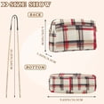 thumbnail image 4 of FORMRS Women Crossbody Purse with Chain Strap Vegan Leather Shoulder Handbag, Red Tartan, 4 of 7