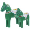 thumbnail image 3 of Mini Wood Horse Figurine Home Decoration For Family And Friends 23X5.5X24Cm 1 Pair, 3 of 5