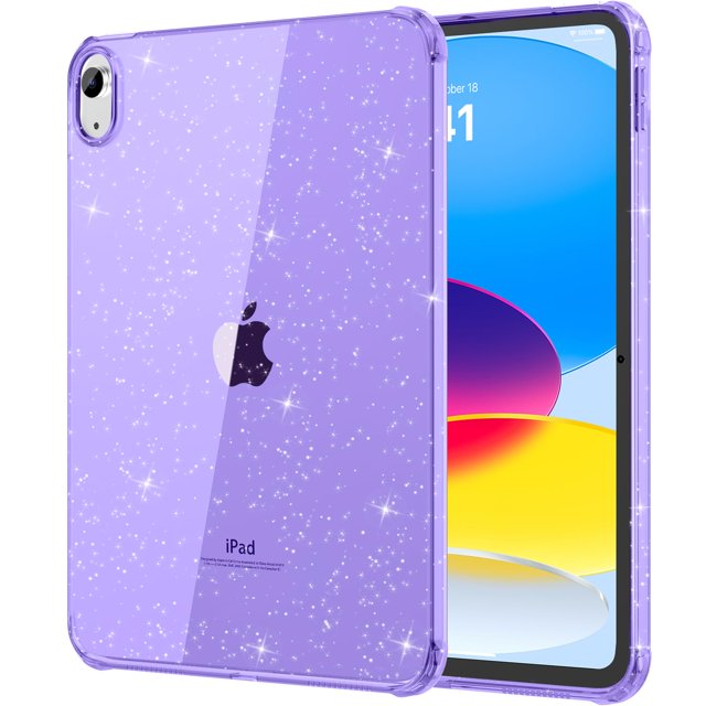 Funda Transparente MoKo de TPU para iPad 11" 11ª Generación 2025 Morada