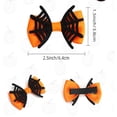 thumbnail image 3 of Clips para el pelo con lazos para niñas Accesorios para el pelo de Halloween Lazo con flor y burbujas Clip divertido para bebés, 3 of 3