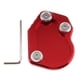 thumbnail image 4 of Almohadilla de soporte de licencia de con soporte lateral para R 14-16 rojo, 4 of 7