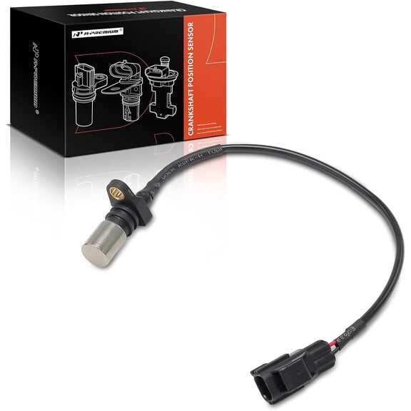 A-Premium Engine Crankshaft Position Sensor Compatible with Volvo S60 2001, S80 1999-2001, C70 1999-2001, S70 1999-2000, V70 1999-2001, 2.3L 2.4L, Replace# 12755997, 31331754