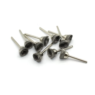Useful 10pcs Cylinder Conical Shape Mounted Stone Point Abrasive