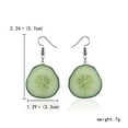 thumbnail image 3 of Fiudx Pendientes En Fruta, Collegiate Sand En Aleación Acrílica, Joyería Ligera En Verano, Accesorios Novedos para Damas, para Uso Diario, Idea de Regalo Perfecto, Diseño Artesanal., 3 of 6