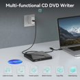 thumbnail image 4 of USB 3.0 Portable 5" CD R/RW DVD Disk Reader Burner Player Recorder External, 4 of 6
