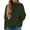 Army Green, variant on PRETTYGARDEN Womens Sweaters Fall Fashion Casual Loose Turtleneck Batwing Long Sleeve Knit Sweater Pullover Tops