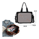thumbnail image 5 of Bolso Tote Bag de Pana 14 Pulgadas Unisex Bolso Belug, Negro, 5 of 5