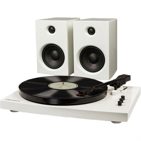 Tocadiscos Crosley T100 Blanco con Sistema de Dominican Republic