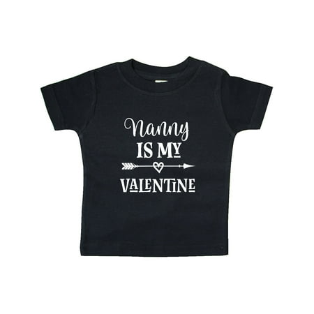 

Inktastic Nanny Grandma is my Valentine Gift Baby Girl T-Shirt