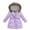 Purple, variant on Kids Winter Coat With Hooded Baby Boys Girls Puffer Jackets Hooded Trench Coat Outerwear Pink A 14 Years