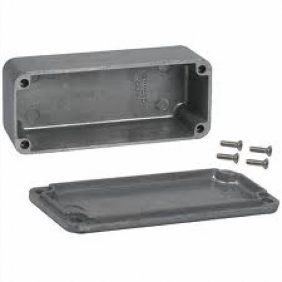 1590G - Boîte de Projet 3.9X2X1 Aluminium Moulé