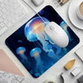 thumbnail image 2 of FeBohao Funny Mouse Pad Mat for Gaming Jiaji Cloth Portable Non Scratch Design Pattern Rectangle Abstract Home Use Decor Adults Supply Aesthetic Modern Essentials Girl Boy Organizers Jellyfish, 2 of 6