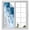 Blue, variant on Beach Wave Modern Art Window Privacy Film Watercolor Blue Ocean Decorative Glass Window Film UV Blocking Static Cling Non-Adhesive Sticker Covering for Home Door 23.6 x 59 inches
