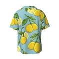 thumbnail image 2 of Wukai Lemon Men's Casual Short-Sleeve Button Down Shirt - Lightweight Summer Dress Shirt for Daily Wear-3X-Large, 2 of 7