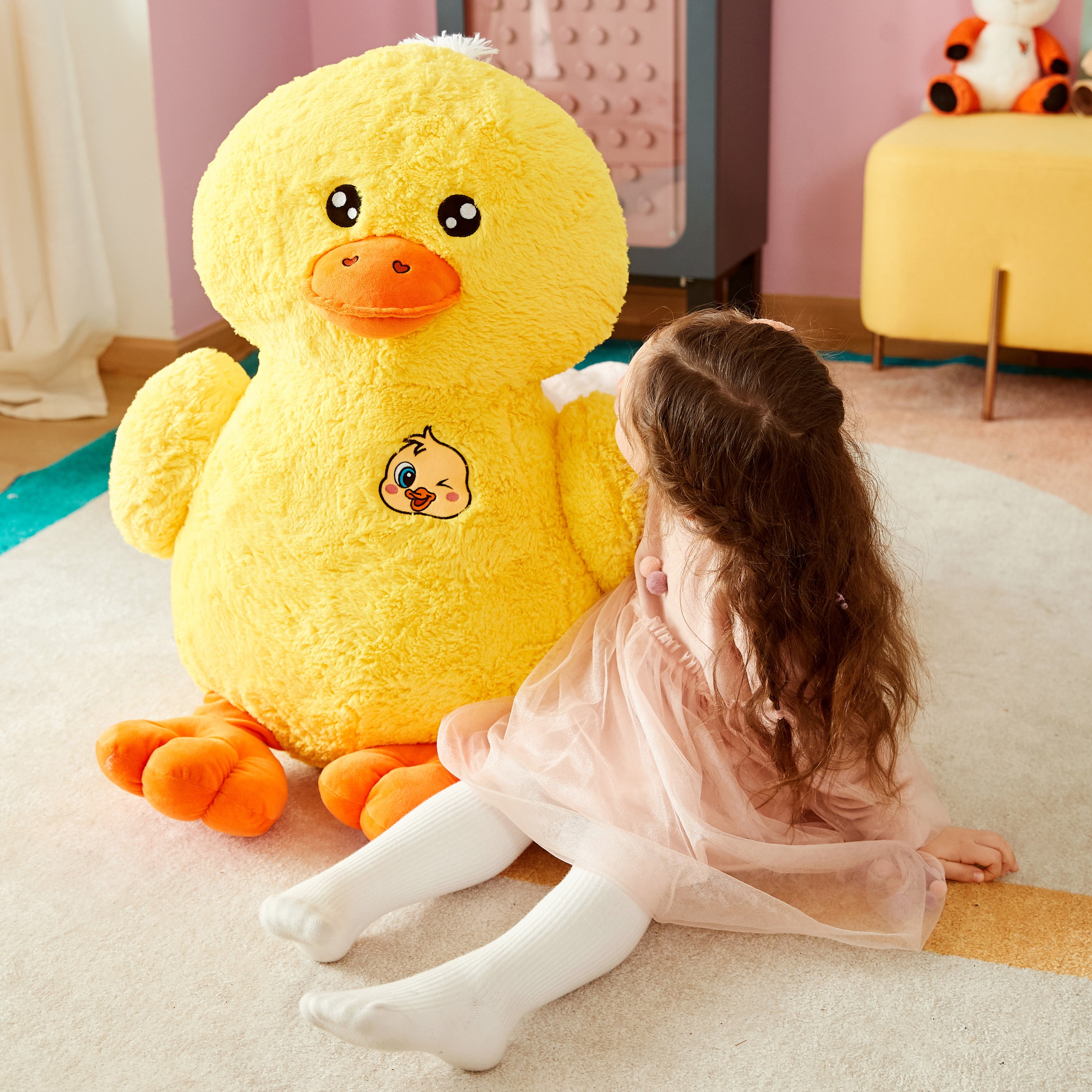 IKASA Large Duck Stuffed Animals Giant Soft Plush Toy,Gifts for Kids Girls Boys Girlfriend