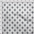 thumbnail image 3 of oneOone Cotton Flex White Fabric Leaves & Flower Floral Dress Material Fabric Print Fabric By The Yards 40 Inches Wide, 3 of 4