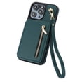 thumbnail image 1 of Leather Flip Phone with Detachable Hand Strap Card Slots and Adjustable Crossbody Lanyard for Convenient Use, 1 of 7
