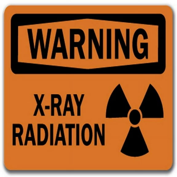 Warning Sign - X-Ray Radiation - 10" x 14" OSHA Safety Sign
