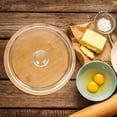 thumbnail image 3 of 1 Pc Household Bread Plate Pastry Plate Convenient Snack Tray with Glass Cover, 3 of 8