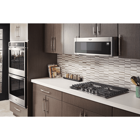 Whirlpool - 30" Gas Cooktop - Stainless Steel