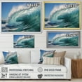 thumbnail image 4 of Designart "Aqua Marine Ocean'S Might Revealed" Coastal Wall Art Prints, 4 of 7