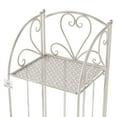 thumbnail image 5 of Plant Stand ' 3-Tier Vertical Shelf Indoor or Outdoor Folding Wrought Iron Home Garden Di, 5 of 8