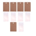 thumbnail image 1 of 100 Sets Kraft Paper Earring Cards Holder Earring Display Cards with OPP Bags, 1 of 8