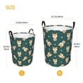thumbnail image 5 of Balery Cute Shiba Round Laundry Basket with Handles Waterproof Freestanding Laundry Hamper for Clothes Toys in the Dorm and Family-Medium, 5 of 8