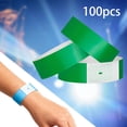 thumbnail image 6 of 100 Pieces Wrist Band Identification Bracelet Disposable Adhesive Synthetic Paper for Hospital Nightclubs Events, 6 of 9
