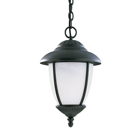 - Sea Gull Lighting Yorktown 1 Light Outdoor Pendant, Forged Iron - 60048EN3-185