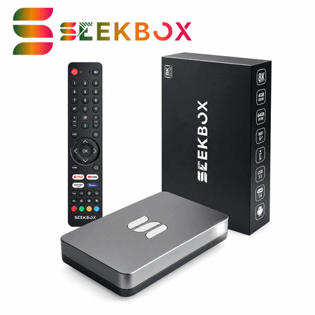 2026 Seekbox 3Pro TV Box 4GB+64GB with Remote Control ldeal for Home