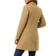 thumbnail image 3 of Abrigo largo de invierno para mujer Inspire Chic, de un solo botón, talla M, color caqui, 3 of 7