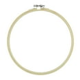 thumbnail image 4 of Tnarru 5-6pack Natural Bamboo Embroidery Hoops Cross Stitch Circle Frame DIY Needlework 6 Pcs, 4 of 8
